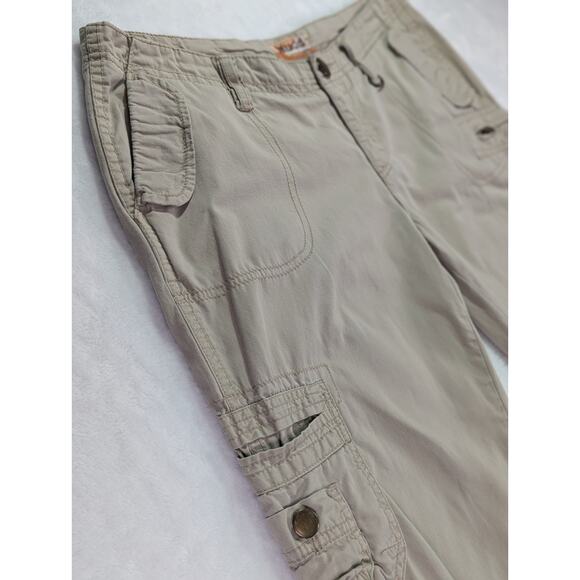 Mudd Juniors Size 7 Cotton Straight Leg Khaki Cargo Pants VTG - Picture 5 of 13